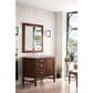 James Martin Vanities Addison 30" Single Bathroom Vanity in Mid-Century Acacia with 3 cm Victorian Silver Quartz Top and Rectangular Sink, , large