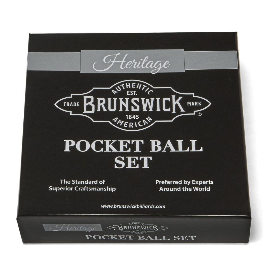 Brunswick Billiards Heritage Pocket Ball Set, , large