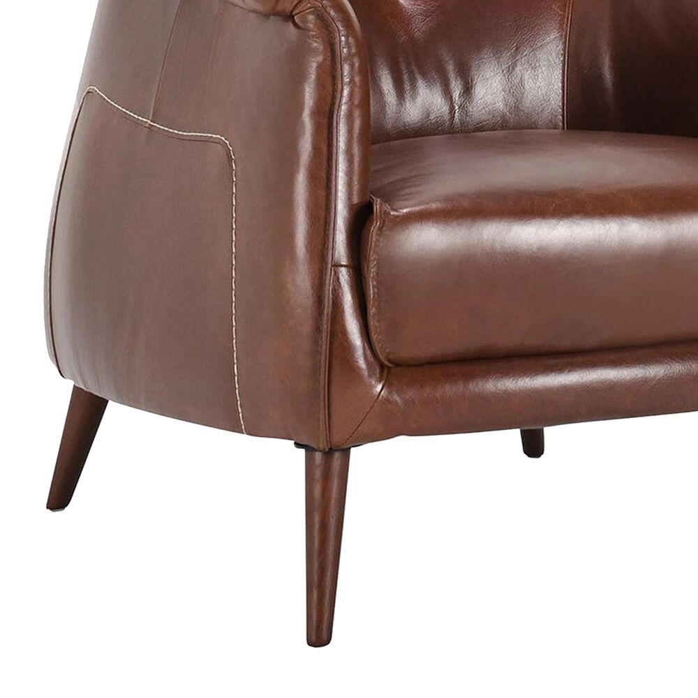 Classic Home Martel Accent Chair in Spiced Brown, , large