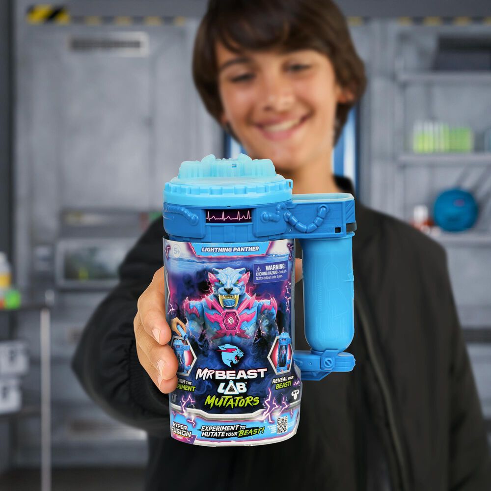 Bluey Mutators S2 Mutation Chamber Action Figure - Lightning Panther in Multicolor, , large