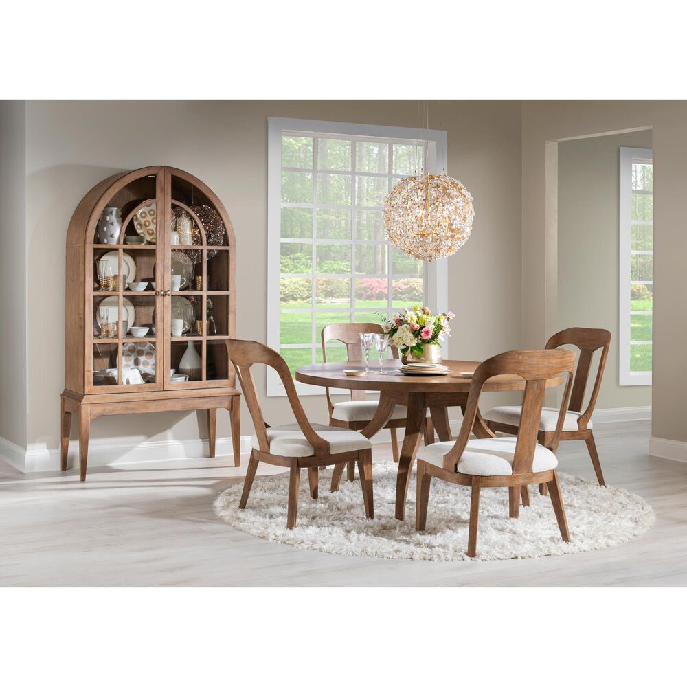 St Claire Home Harmony Display Cabinet in Ovation Tweed, , large