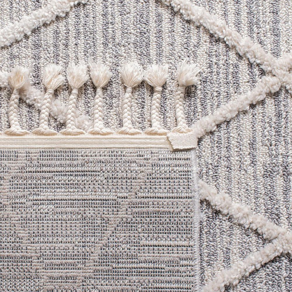 Safavieh Marrakesh MRK514 5&#39; Square Ivory and Grey Area Rug, , large