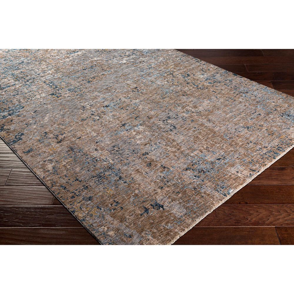 Surya Mirabel MBE-2303 10&#39; x 14&#39; Navy, Denim, Cream, Brown, Saffron, Taupe and Gray Area Rug, , large