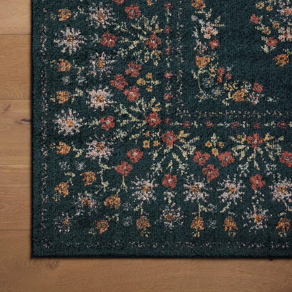 Rifle Paper Co. x Loloi Laurel Eleanor 3&#39;11&quot; x 5&#39;7&quot; Navy Area Rug, , large