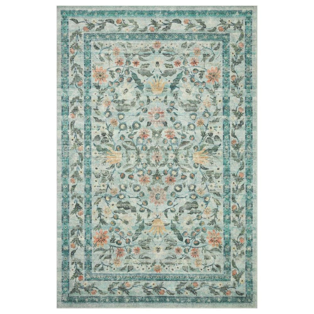 Rifle Paper Co. x Loloi Courtyard 2"3" x 3"9" Eve Sage Area Rug, , large