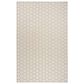 Nourison Twist Reversible 5" x 7" Grey Indoor/Outdoor Area Rug, , large