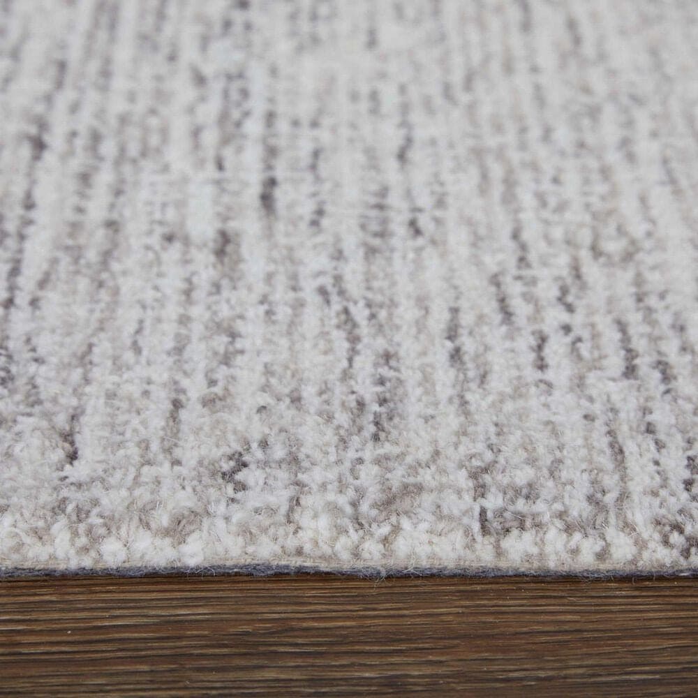 Feizy Rugs Freemont 8&#39; x 10&#39; Light Gray and Ivory Area Rug, , large