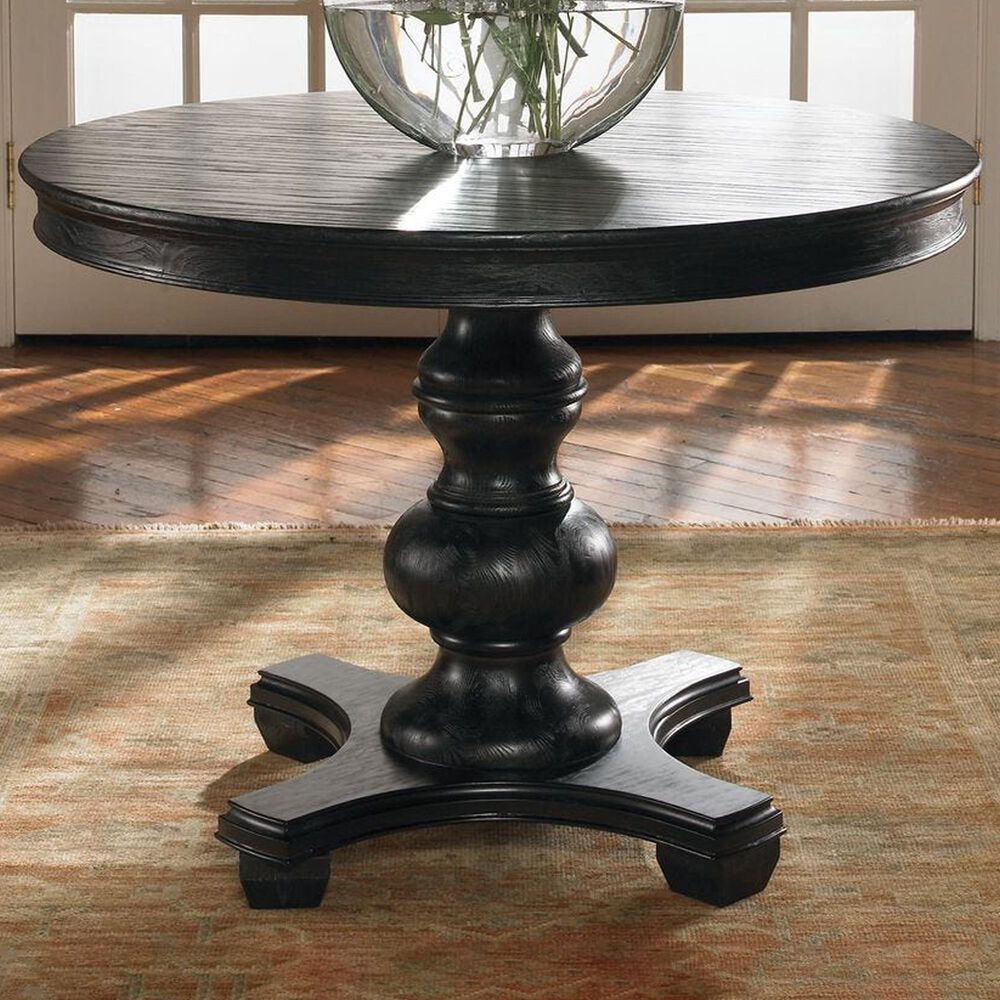 Uttermost Brynmore Dining Table in Satin Black - Table Only, , large