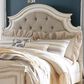 Ashley Realyn King/California King Upholstered Panel Headboard in Chipped White, , large