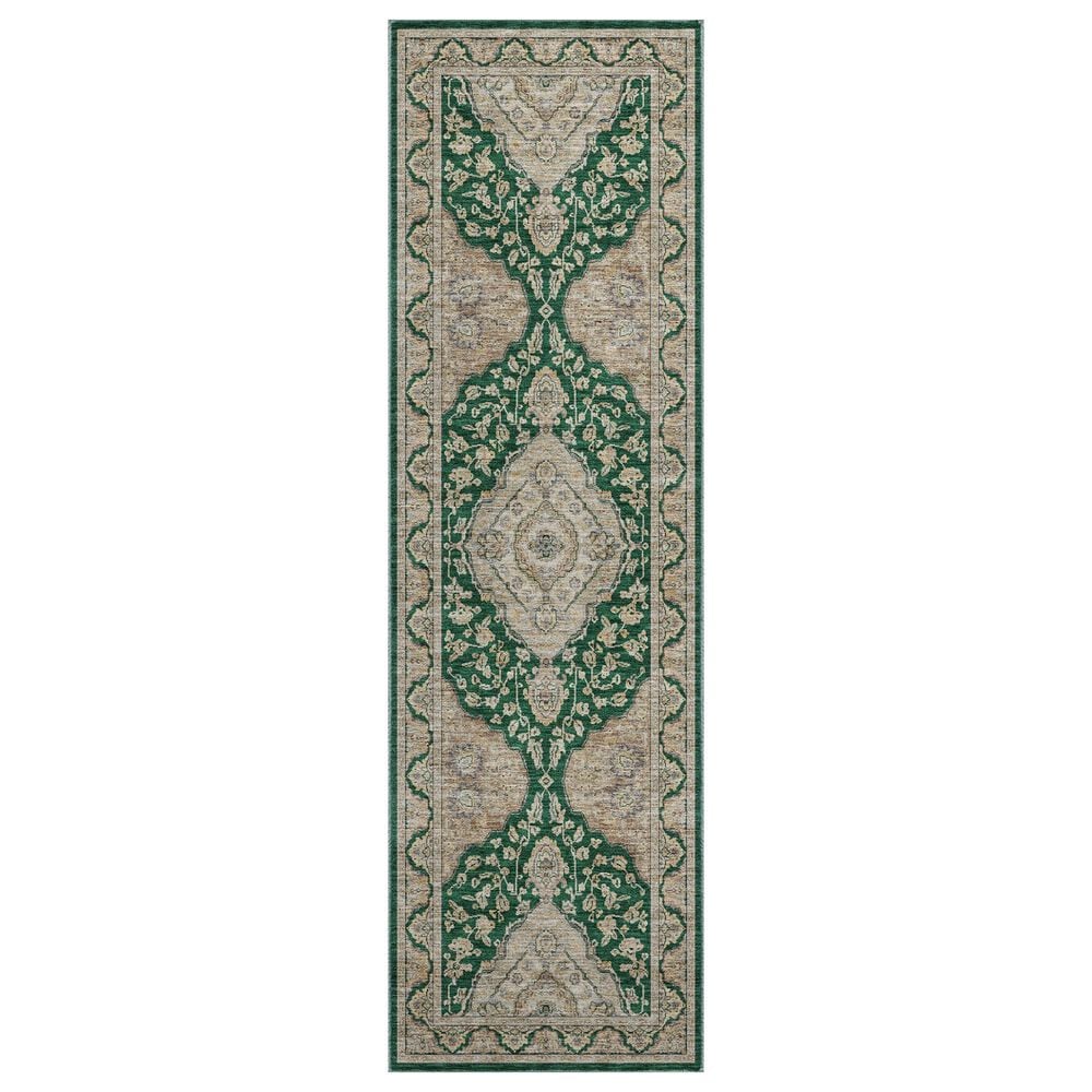 Dalyn Rug Company Hatay 2"3" x 7"6" Emerald Runner, , large