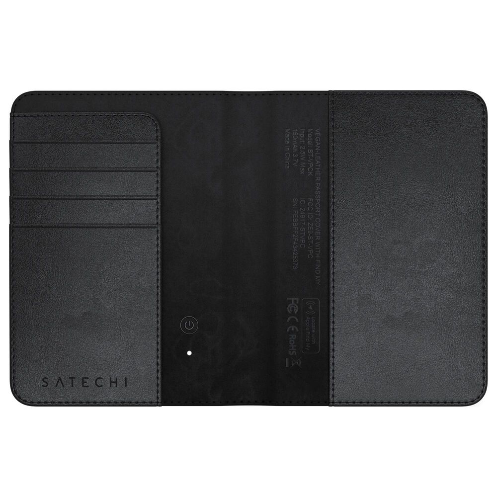 Satechi Vegan-Leather FindAll Passport Cover in Black, , large
