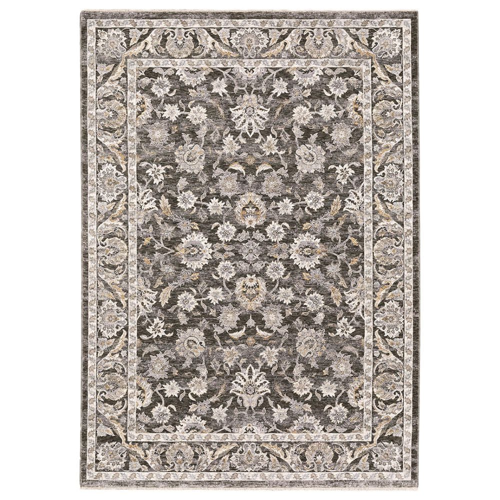 Oriental Weavers Maharaja Nepal 70N 9"10" x 12"10" Grey Area Rug, , large