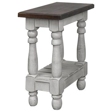 Rustic Imports Kensley Accent End Table in Castello Gray and Brown, , large