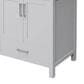 Lexora Home Jacques 30" Single Bathroom Vanity in White with 2 cm White Carrara Marble Top and Rectangular Sink, , large