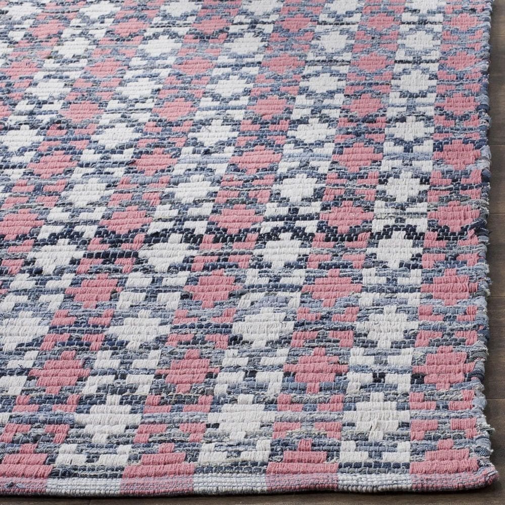 Safavieh Montauk 5&#39; Square Coral and Multicolor Area Rug, , large
