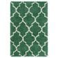 Safavieh Venus Shag 4" x 6" Green and Ivory Area Rug, , large