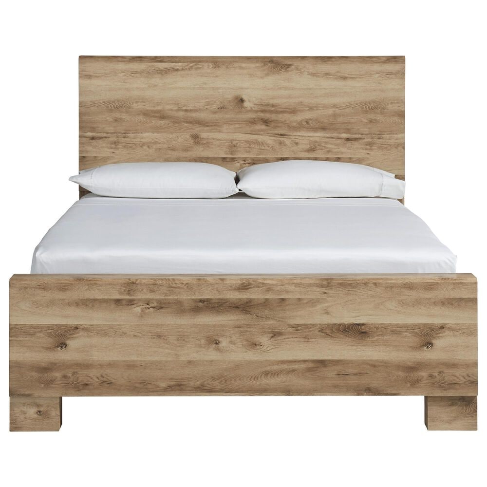 Ashley Hyanna King Panel Bed in Golden, , large