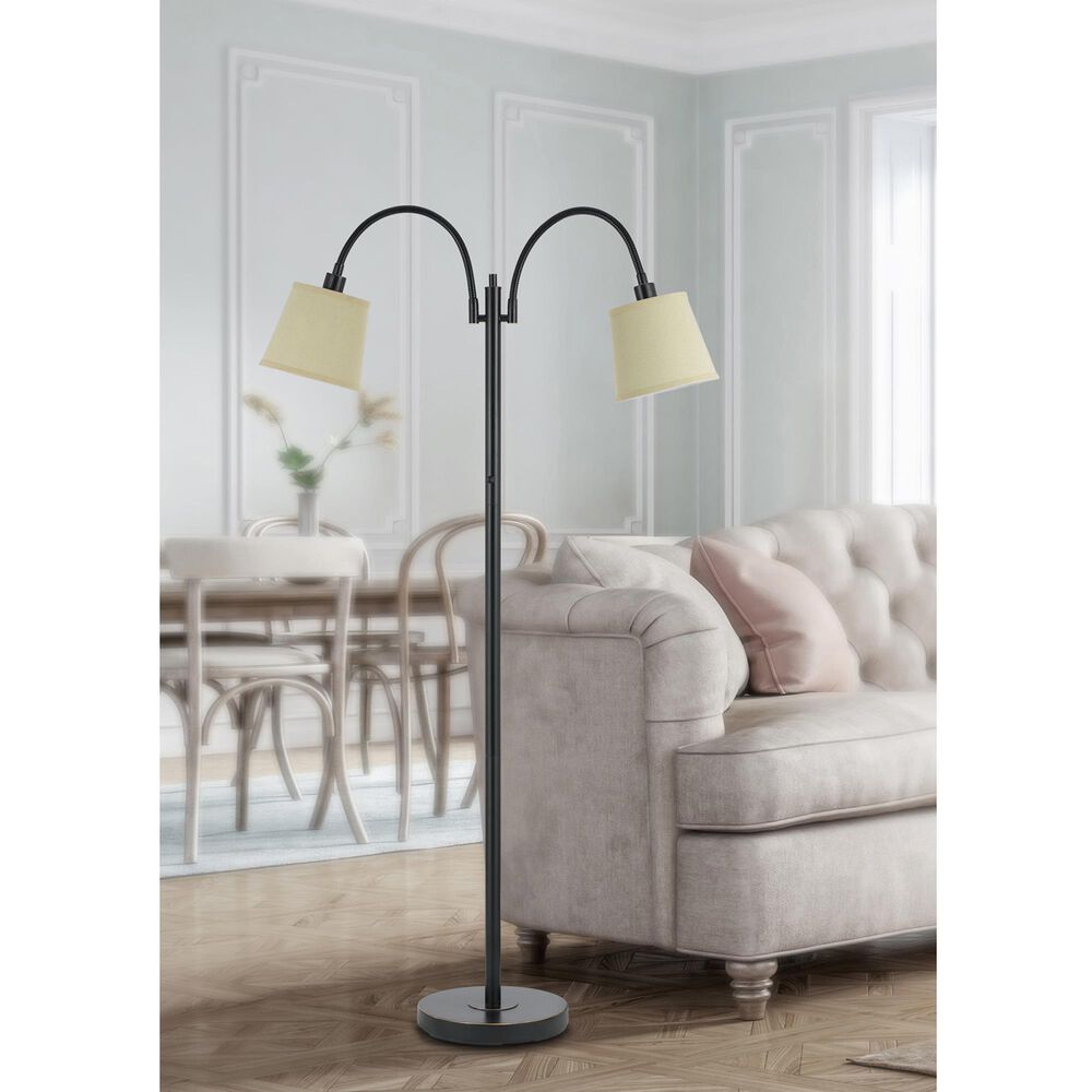Cal Lighting Gail Floor Lamp W/Goose Neck, , large