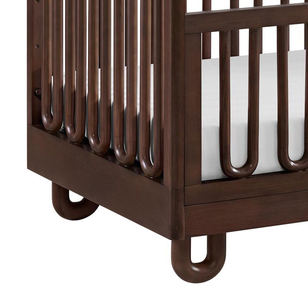 Oxford Baby Meridian 2-Piece Nursery Set with 3-in-1 Convertible Crib and Guard Rail in Cognac, , large