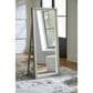 Ashley Evesen Floor Standing Mirror with Shelves in Champagne, , large