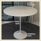 Leisuremod Verve 48" Round Bar Height Dining Table with Resin Top in White - Table Only, , large