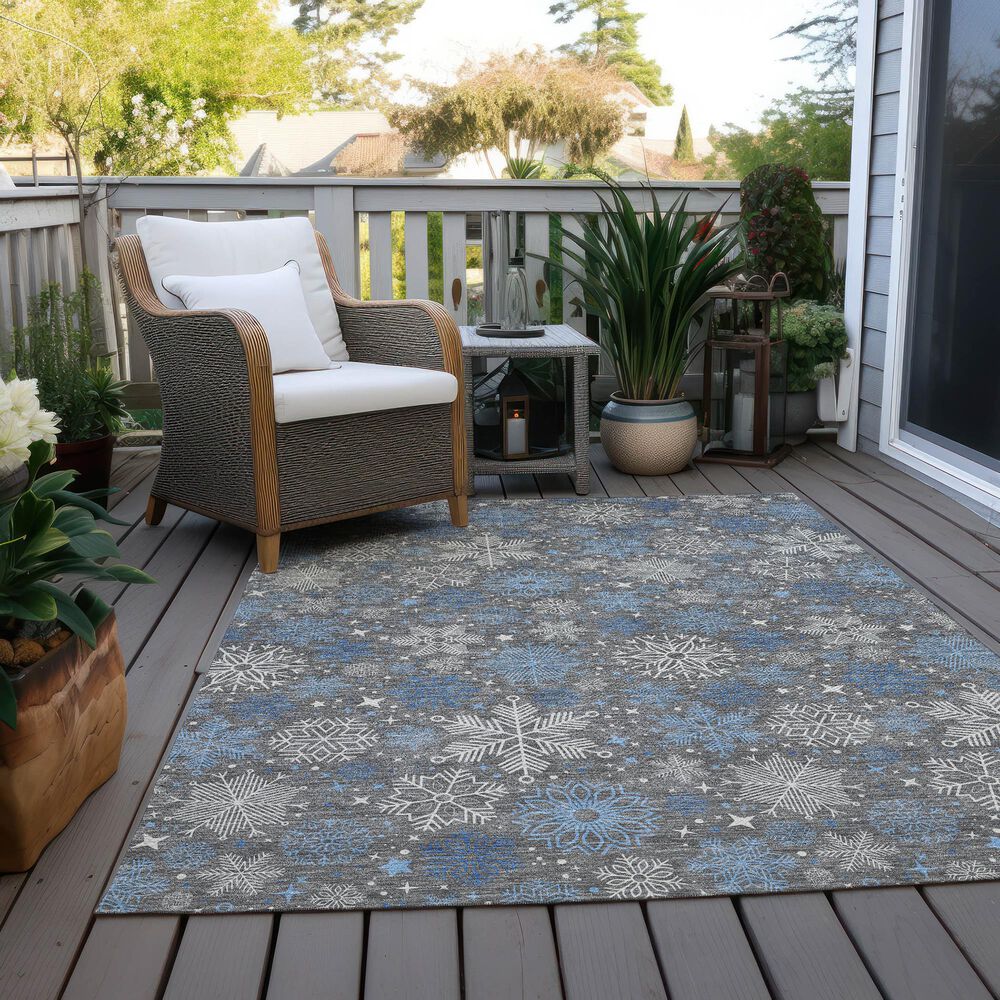 Dalyn Rug Company Wonderland WN31 5&#39; x 7&#39;6&quot; Gray Indoor/Outdoor Area Rug, , large