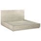 Blue River Abbey King Platform Bed in Silver Grey Oak, , large