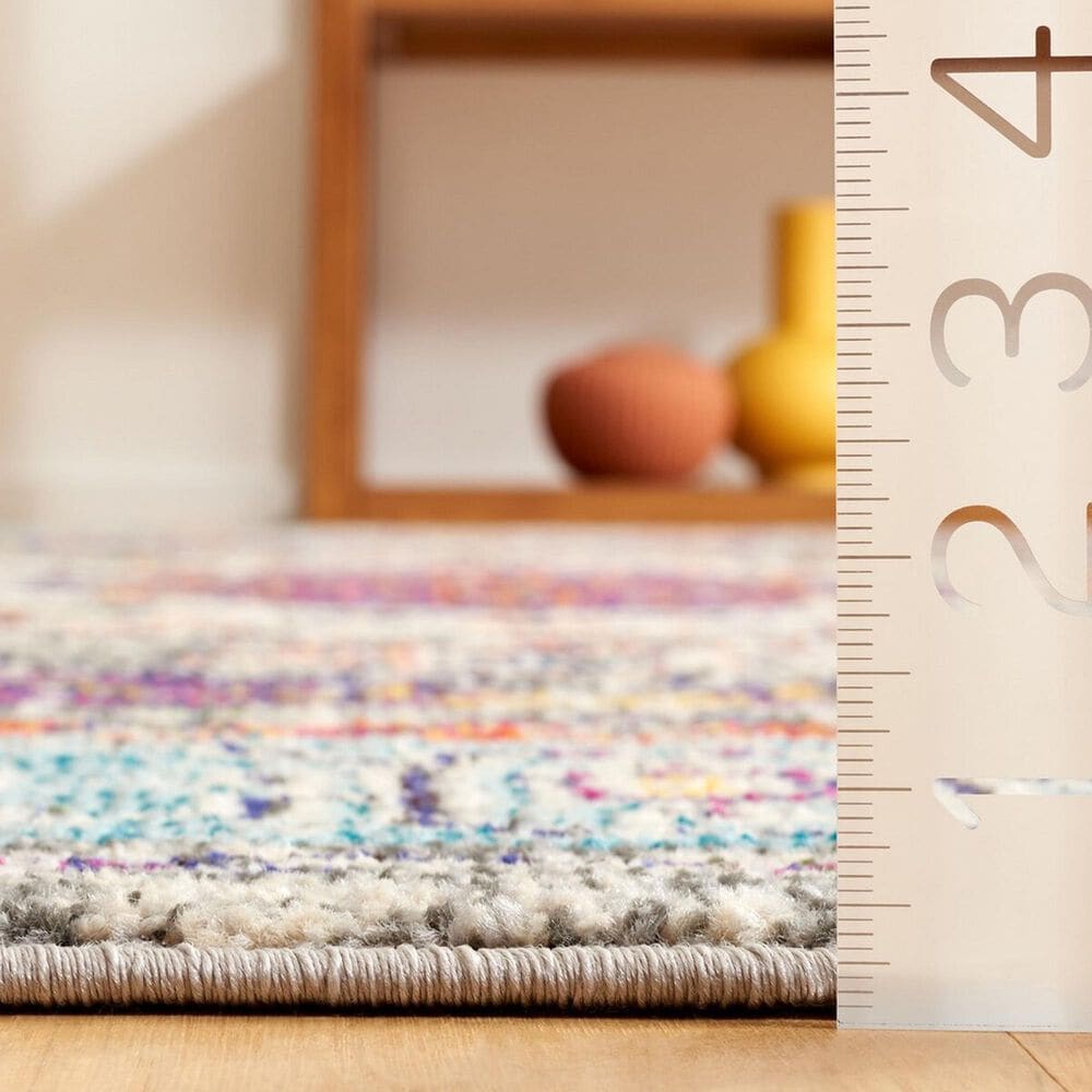Safavieh Monaco MNC246L-212 2&#39;2&quot; x 12&#39; Violet/Light Blue Runner, , large