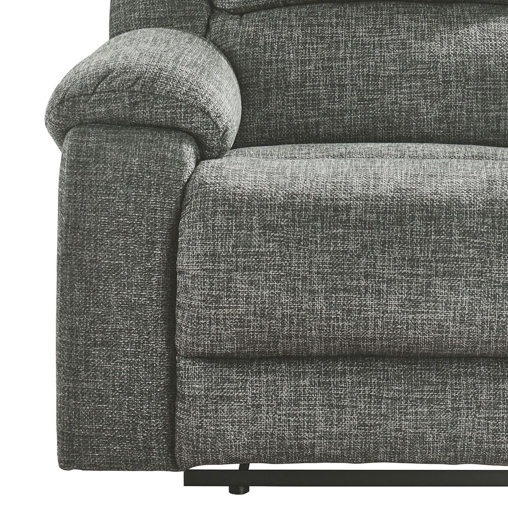 Signature Design by Ashley Goalie 6-Piece Manual Reclining Curved Sectional in Pewter, , large