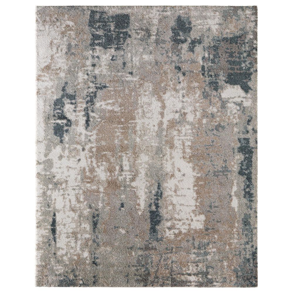 Feizy Richmond Blue and White 7"10" x 10" Area Rug, , large