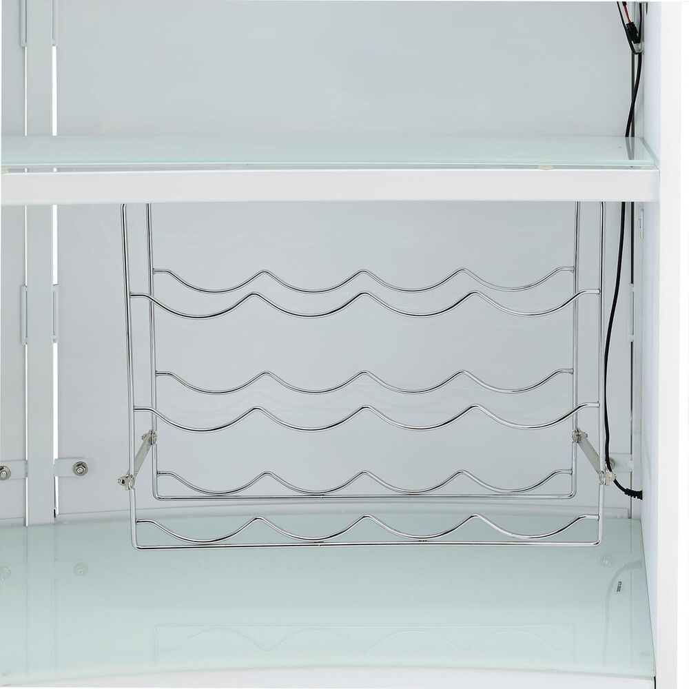 Mayberry Hill Valentina Bar Table in White, , large
