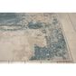 Nourison Maxell MAE13 5"3" x 7"3" Ivory and Teal Area Rug, , large