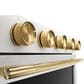 KitchenAid 5.0 Cu. Ft. Smart Slide-in Gas Range in Porcelain White, , large