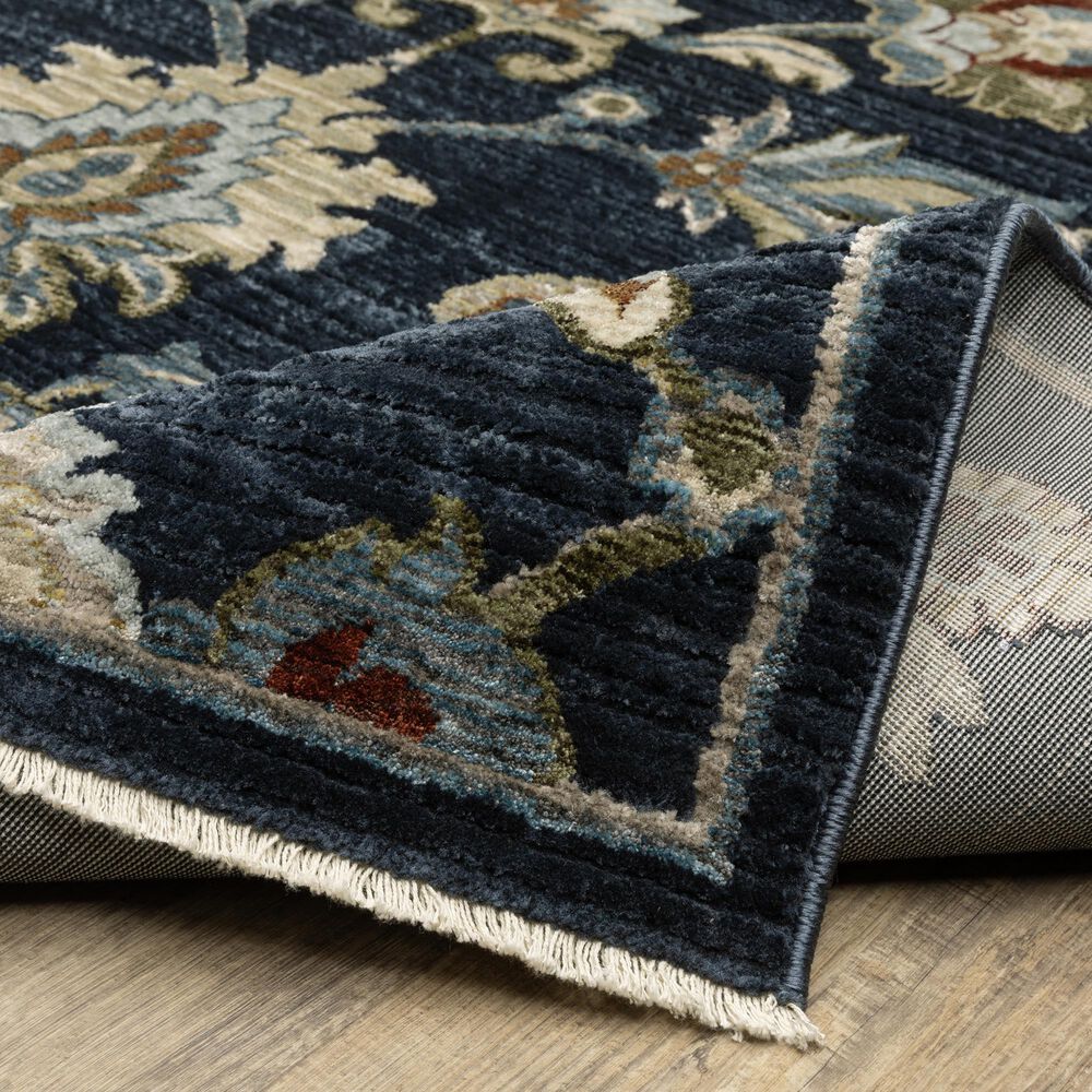 Oriental Weavers Capella Blue and Multicolor 6&#39;7&quot; x 9&#39;6&quot; Area Rug, , large