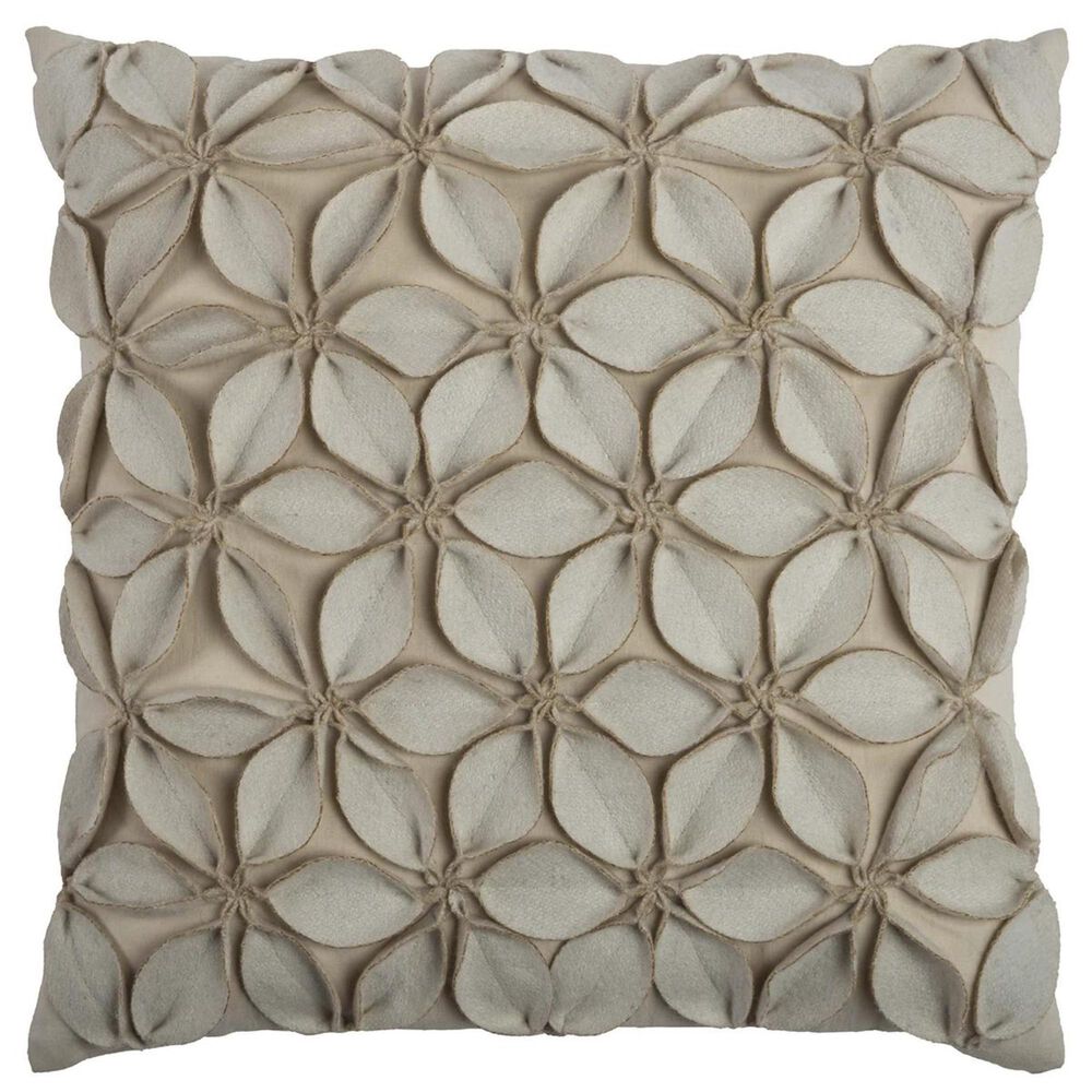 Rizzy Home 18" x 18" Pillow Cover in Cream, , large