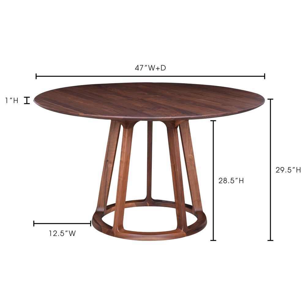 Moe&#39;s Home Collection Aldo Dining Table in Brown, , large