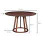 Moe"s Home Collection Aldo Dining Table in Brown, , large
