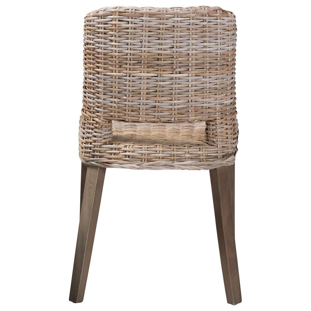 Baxton Studio Magy Side Chair in Greywashed and Brown, , large