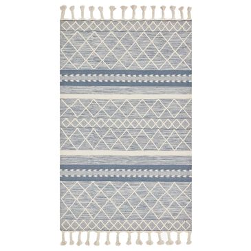 Loloi II Sawyer SAW-04 3"6" x 5"6" Teal Area Rug, , large