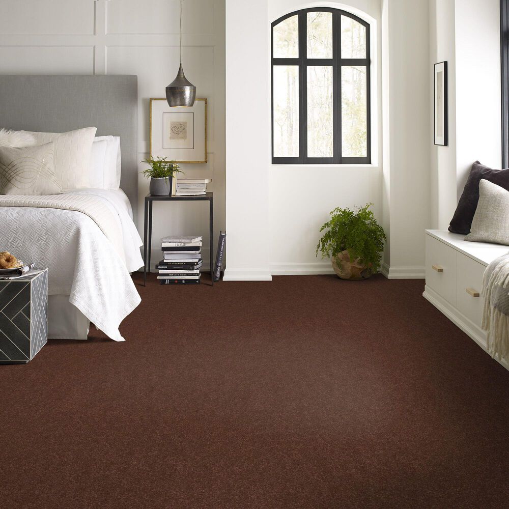 Shaw Hard At Play Iii Carpet in Orange Oxide, , large