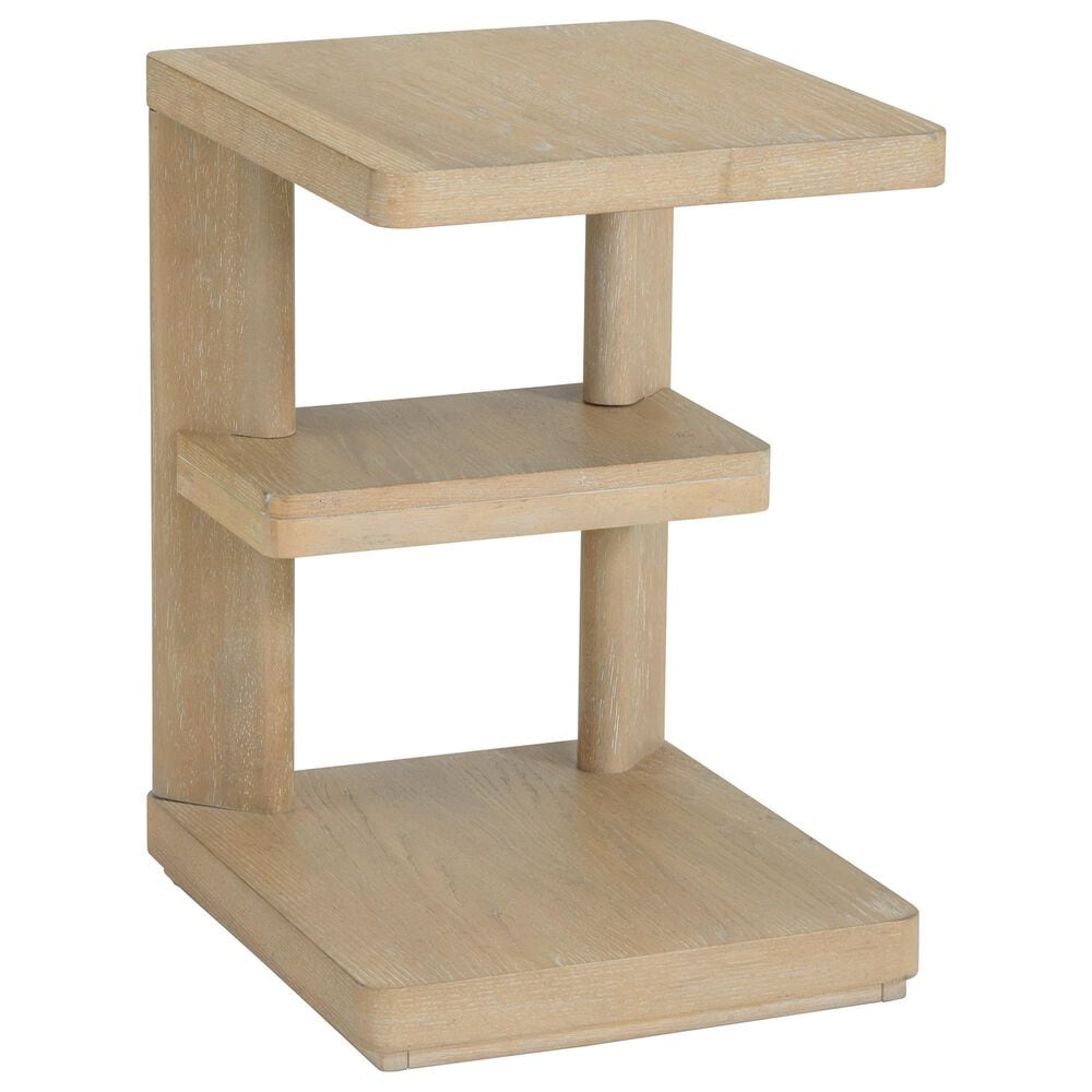 Golden Wave Furniture Pacific Grove Chairside Table in Sand Dune, , large
