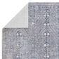 Jaipur Ballad Larkin 3" x 10" Orion Blue Runner, , large