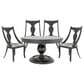 CANADEL Champlain 5-Piece Round Dining Set in Black, , large