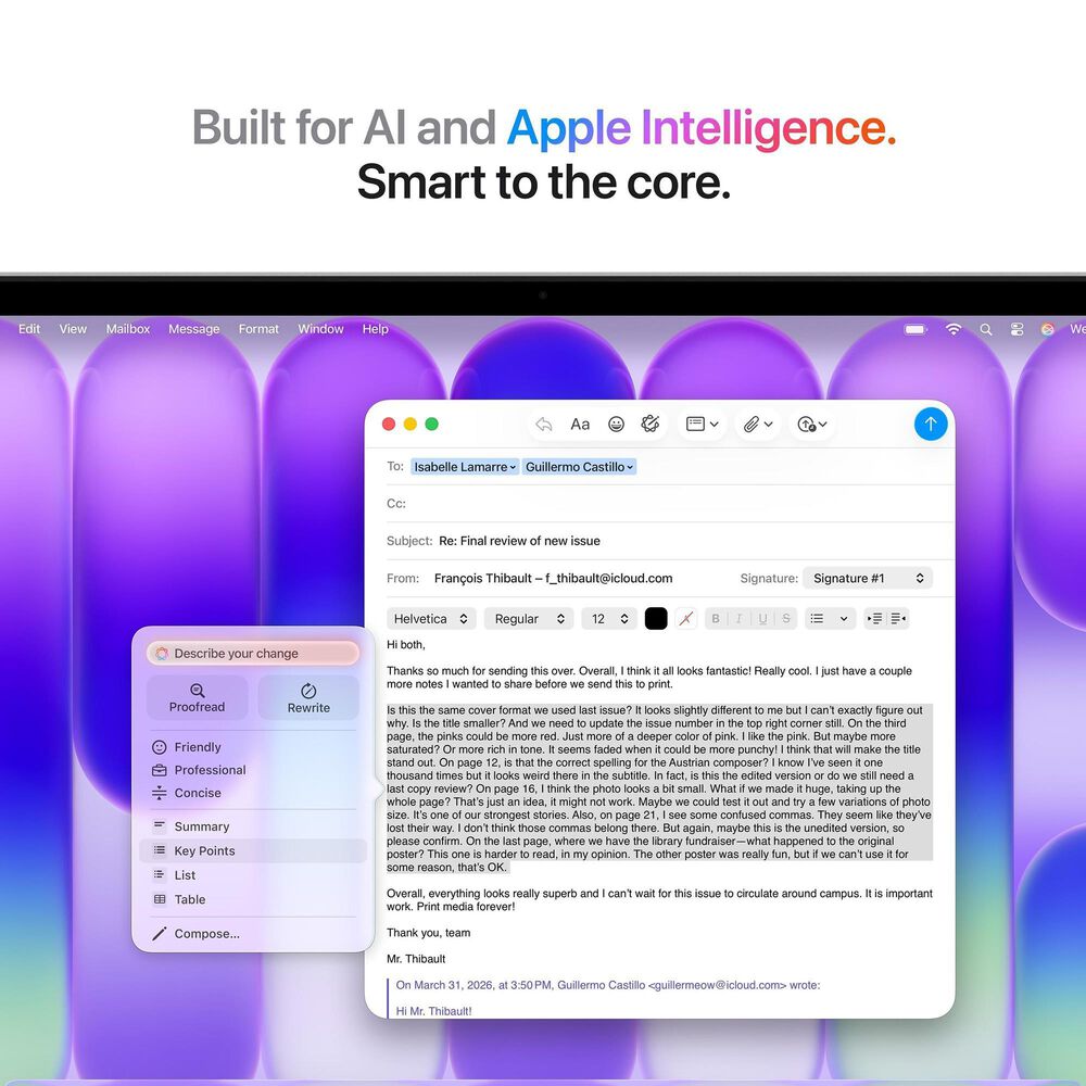 Apple MacBook Neo 13-inch Laptop A18 Pro chip - 6 Core CPU - 5 Core GPU - 8GB Memory - 256GB SSD - Silver (Latest Model), , large