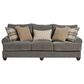 Ashley Tallow Creek Stationary Queen Sleeper Sofa in Shadow Velvet, , large