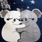 Safavieh Carousel Animals 6"7" x 9" Navy and Grey Kids Area Rug, , large
