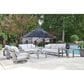 Ashley Hurley Park Patio Rectangular Coffee Table in Gray, , large