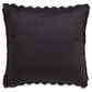 Vista Haus Parker 20" x 20" Square Throw Pillow in Onyx, , large