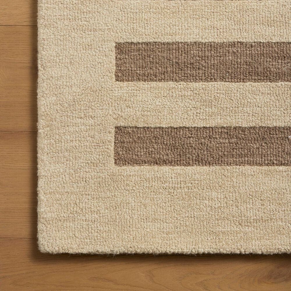 Loloi Craven Oatmeal and Bark 2'3" x 3'9" Area Rug, , large