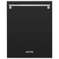 SMEG 28" Dishwasher Panel Kit with Handle in Matte Black, , large